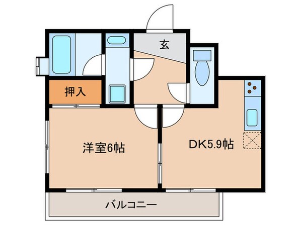 加藤ハイツの物件間取画像